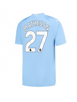Billige Manchester City Matheus Nunes #27 Hjemmedrakt 2023-24 Kortermet